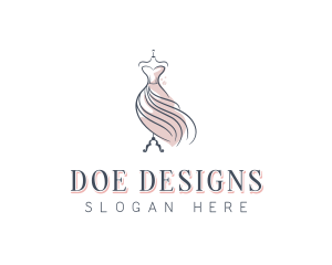 Fashion Designer Gown logo design