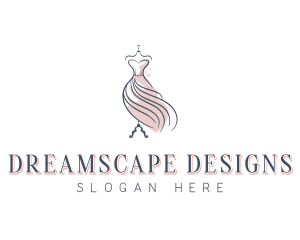 Fashion Designer Gown logo design