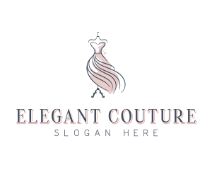 Fashion Designer Gown logo design