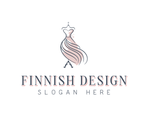 Fashion Designer Gown logo design