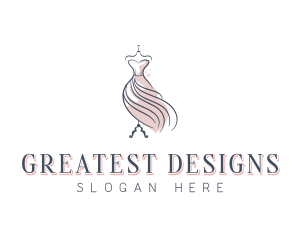 Fashion Designer Gown logo design