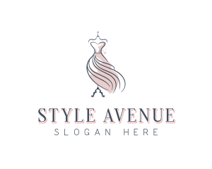 Fashion Designer Gown logo design