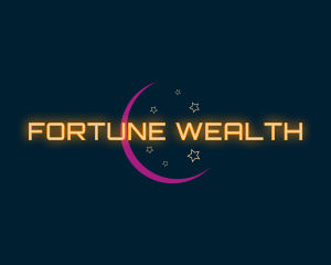 Moon Star Fortune Teller logo design