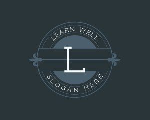 Academic Learning Badge logo design