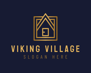 Village House Realtor logo design