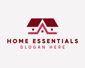 House Roofing Home Improvement logo design