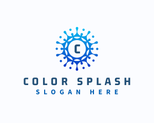 Liquid Water Splash logo design