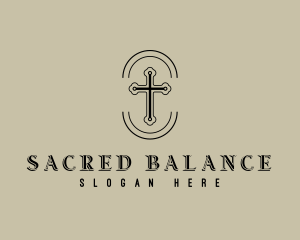 Sacred Cross Religion logo design