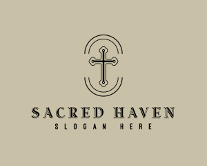 Sacred Cross Religion logo