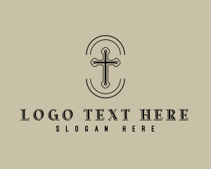Religion - Sacred Cross Religion logo design