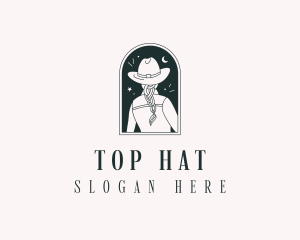 Cowgirl Western Fashion logo design