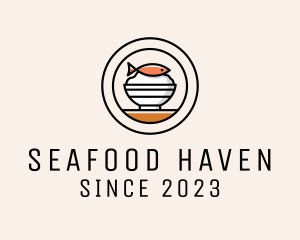 Rice Seafood Restaurant  logo design