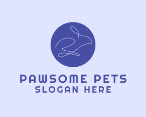 Rabbit Pet Monoline logo