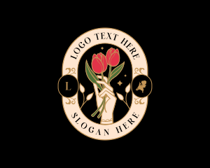 Tulip Flower Netherlands  Logo