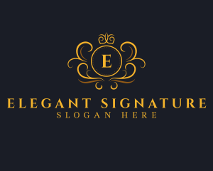 Elegant Crown Monarchy logo design