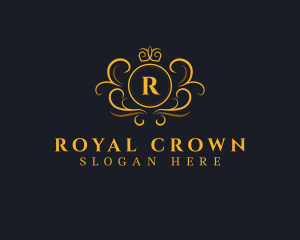 Elegant Crown Monarchy logo design