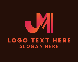 Business Letter JM Monogram logo