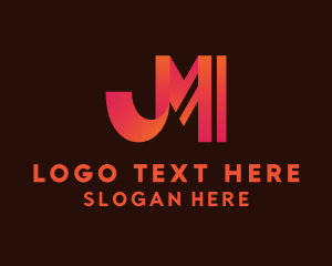 Business Letter JM Monogram Logo