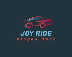 Red Automobile Racing logo design