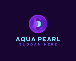 Pearl Digital Sphere logo design