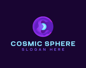 Pearl Digital Sphere logo design