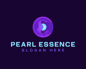 Pearl Digital Sphere logo design