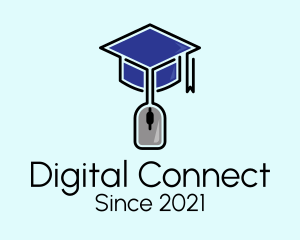 Online School Graduate logo