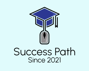 Online School Graduate logo