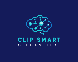 Brain Circuit Neurology logo design