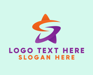 Celebrity - Star Letter S Company logo design