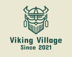 Ancient Viking Warrior  logo design