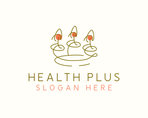 Spa Wellness Candle logo