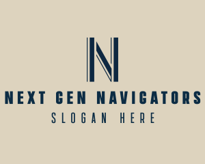 Startup Financial Business Letter N logo