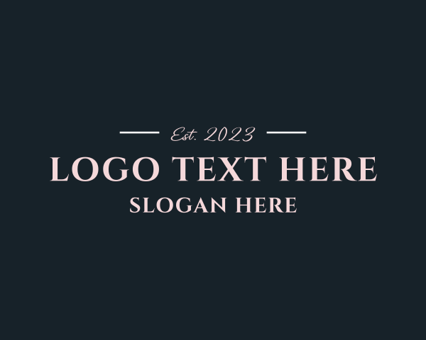 Serif logo example 3