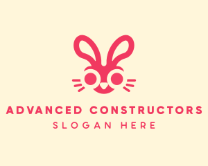 Bunny Rabbit Face logo design