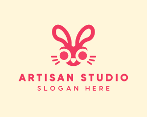 Bunny Rabbit Face logo design