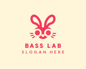 Bunny Rabbit Face logo design