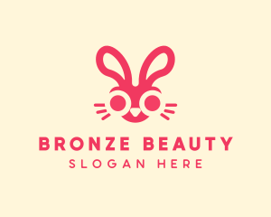 Bunny Rabbit Face logo design