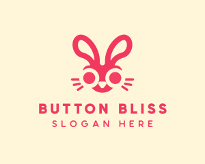 Bunny Rabbit Face logo design