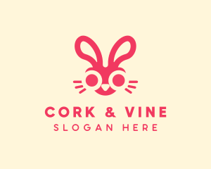 Bunny Rabbit Face logo design