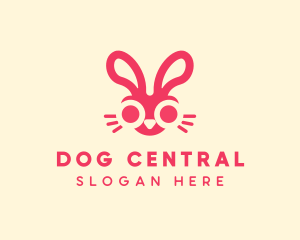 Bunny Rabbit Face logo design