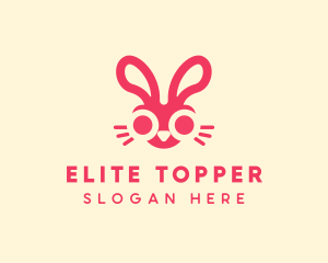 Bunny Rabbit Face logo design