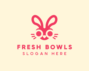 Bunny Rabbit Face logo design