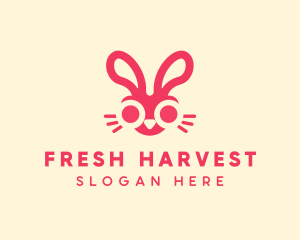 Bunny Rabbit Face logo design