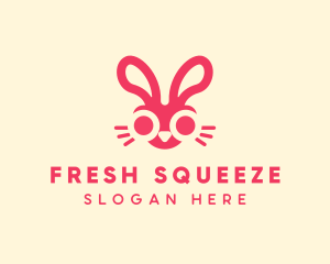 Bunny Rabbit Face logo design