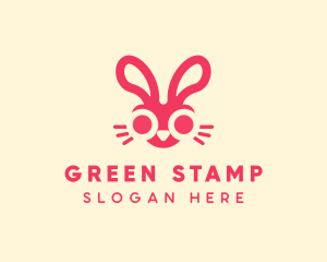 Bunny Rabbit Face logo design