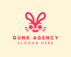 Bunny Rabbit Face logo design