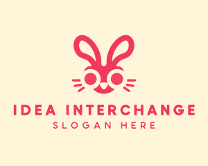 Bunny Rabbit Face logo design