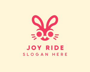 Bunny Rabbit Face logo design