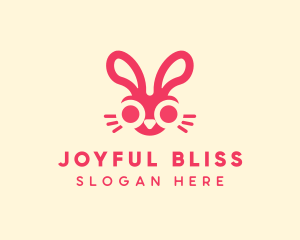 Bunny Rabbit Face logo design